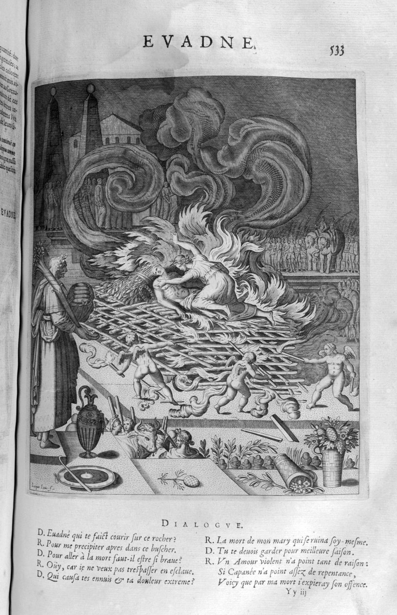 Evadne, 1615 door Leonard Gaultier