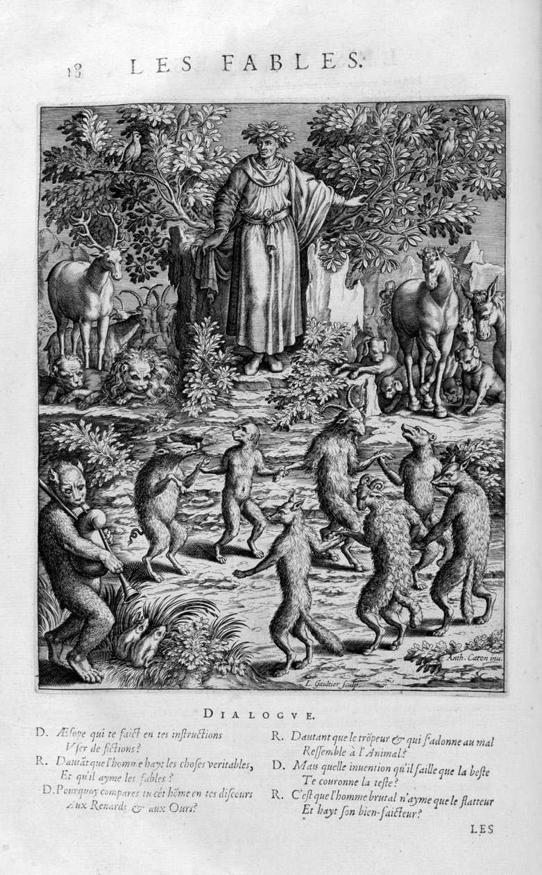 Fabels, 1615 door Leonard Gaultier