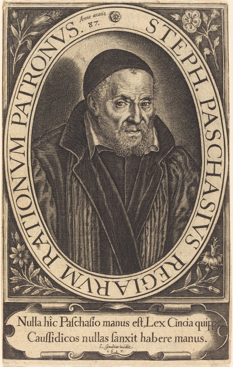 Stephanus Paschinus door Leonard Gaultier