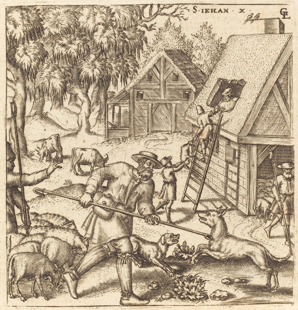 De gelijkenis van de goede herder door Leonard Gaultier