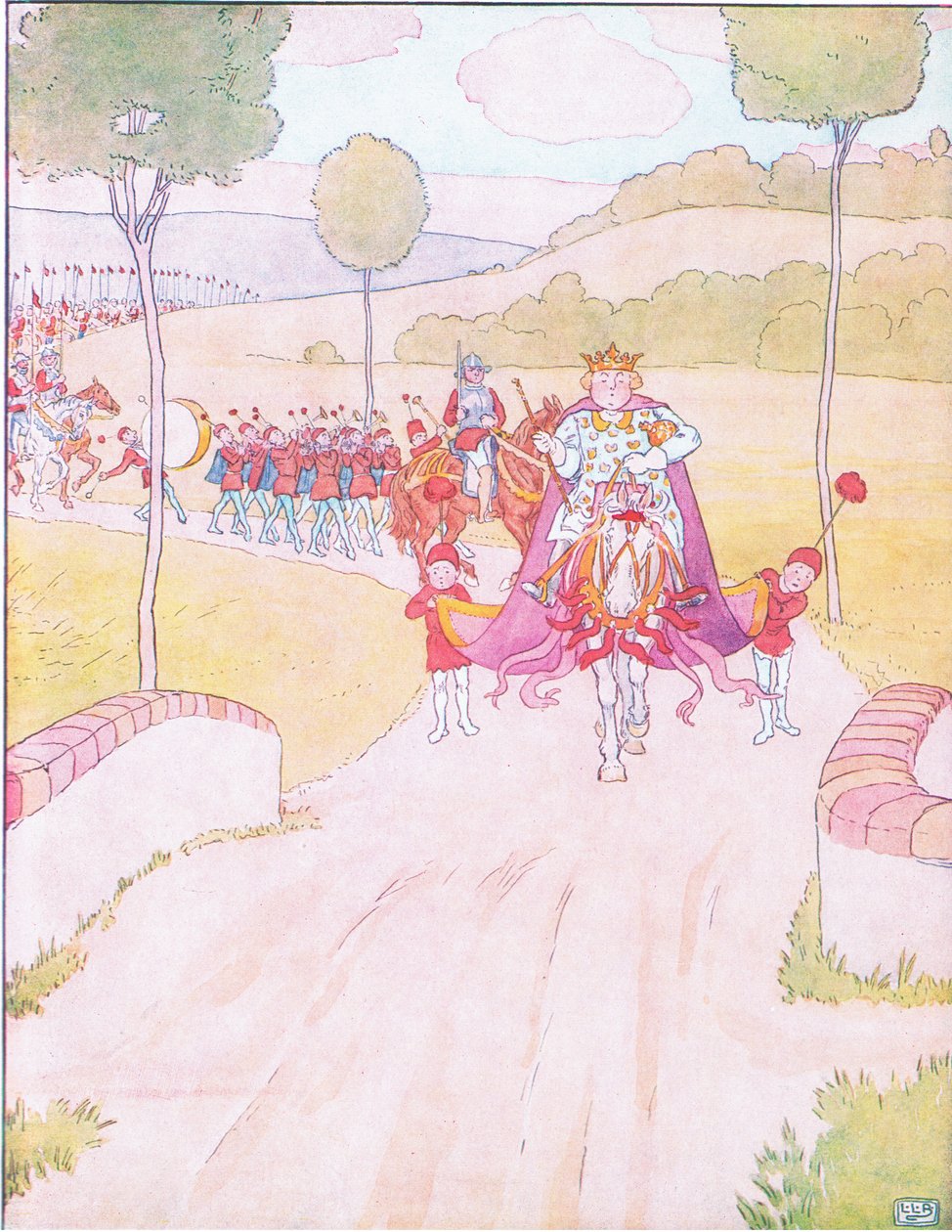 Alle paarden van de koning en al zijn mannen konden Humpty niet weer in elkaar zetten door Leonard Leslie Brooke