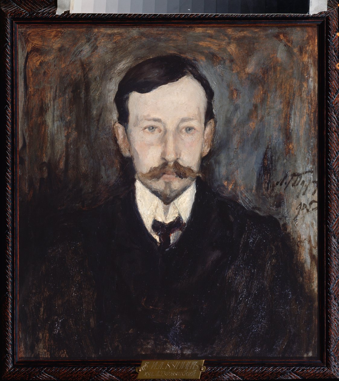Portret van de schrijver Ivan Alexejevitsj Boenin door Leonard Viktorovich Turzhansky