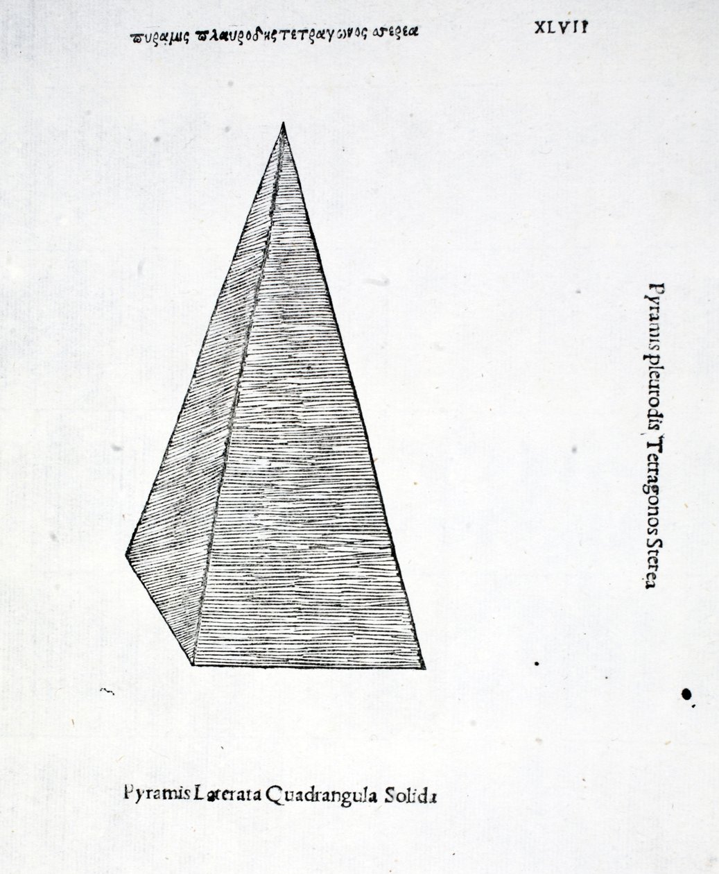 Pyramis laterata quadrangula solida, illustratie uit 