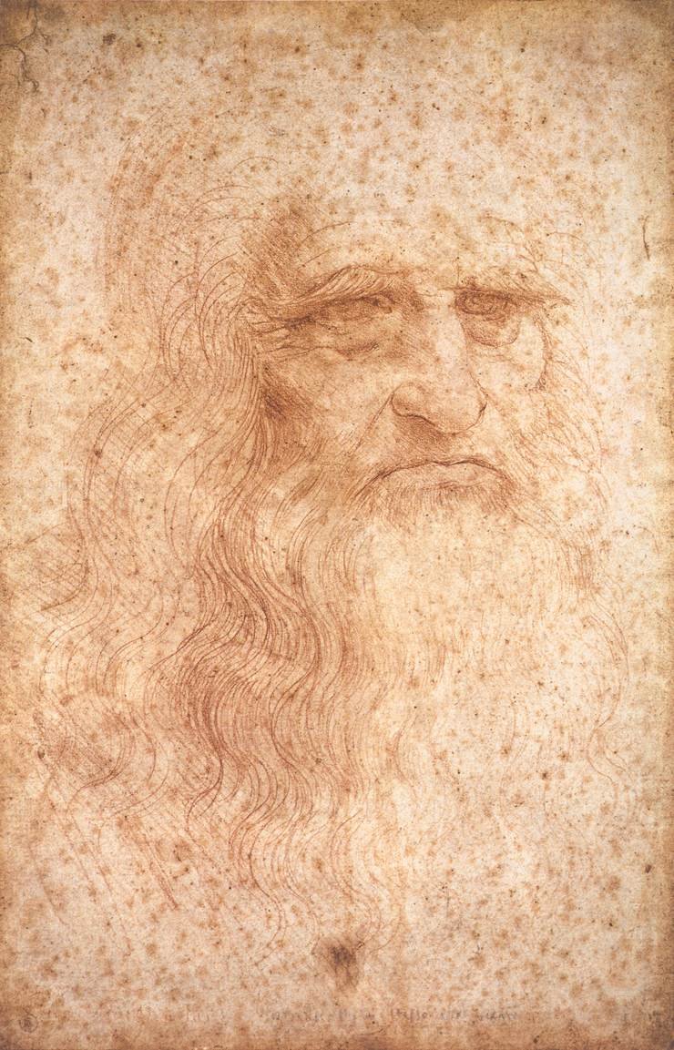 Zelfportret door Leonardo da Vinci