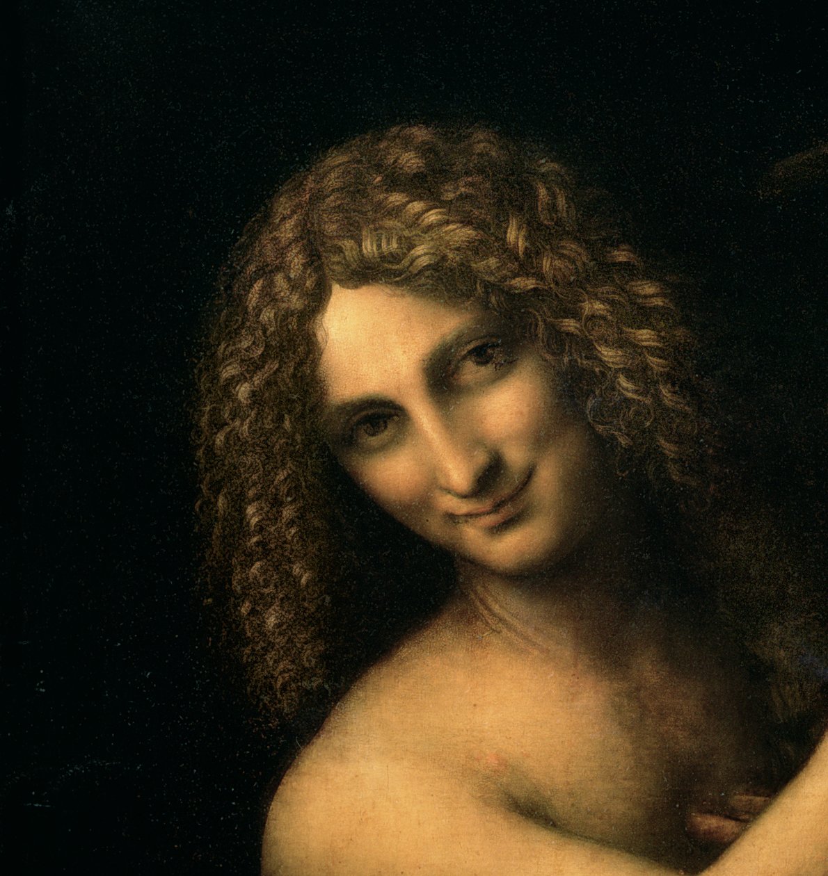 St. Johannes de Doper, 1513-16 door Leonardo da Vinci