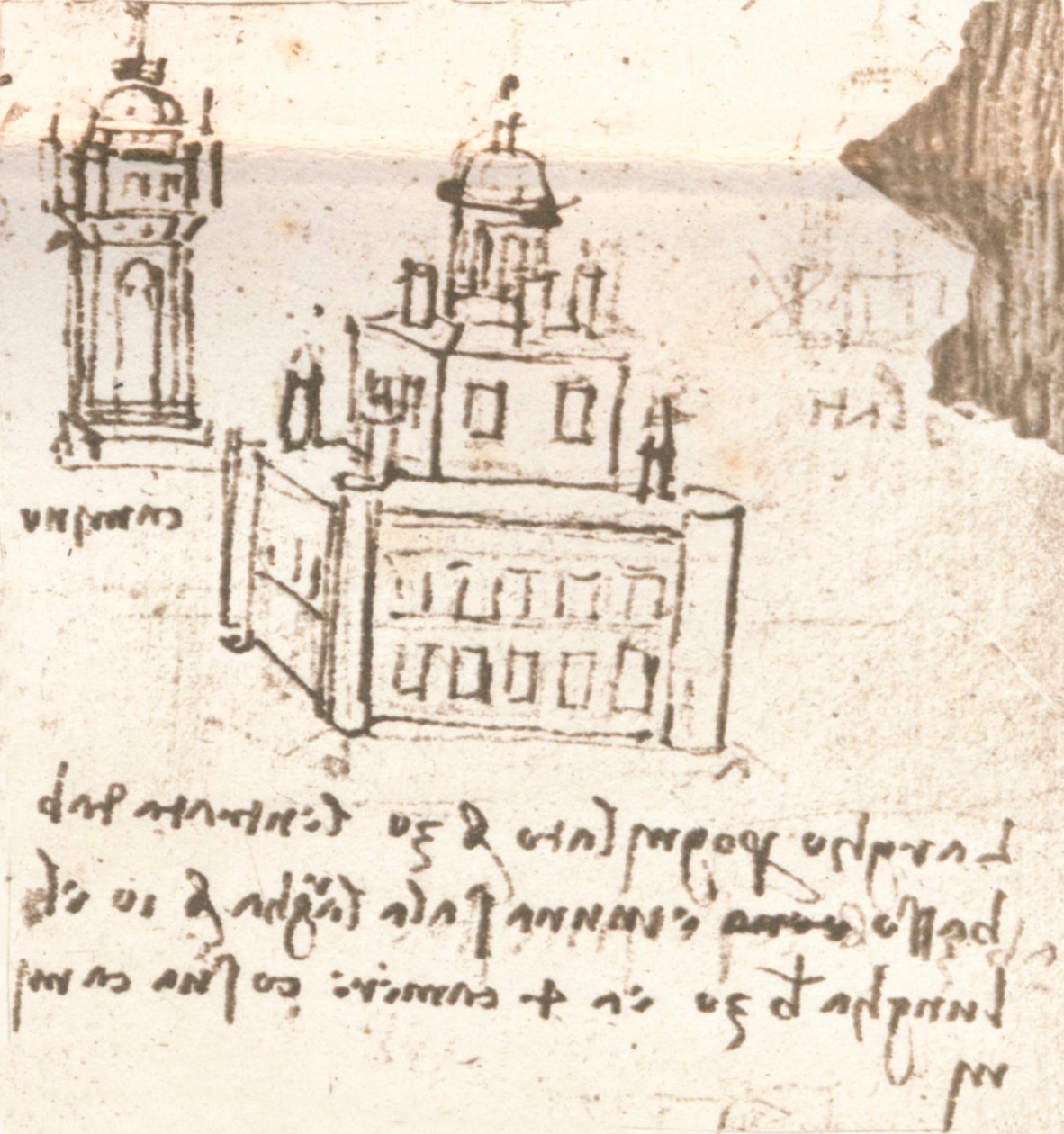 Tekening van projecten voor kastelen en villa