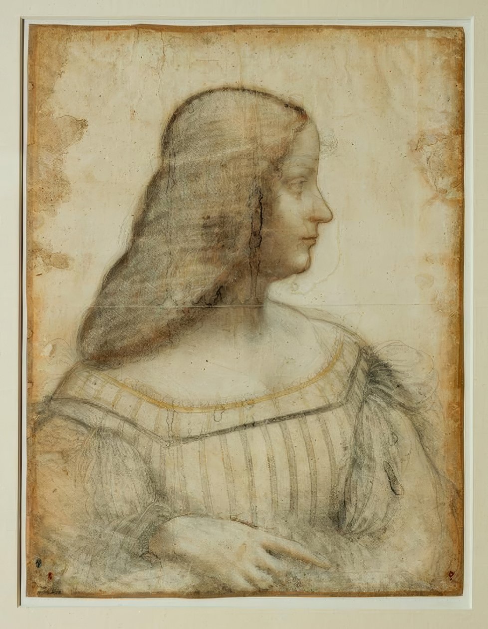 Isabella d’Este door Leonardo da Vinci