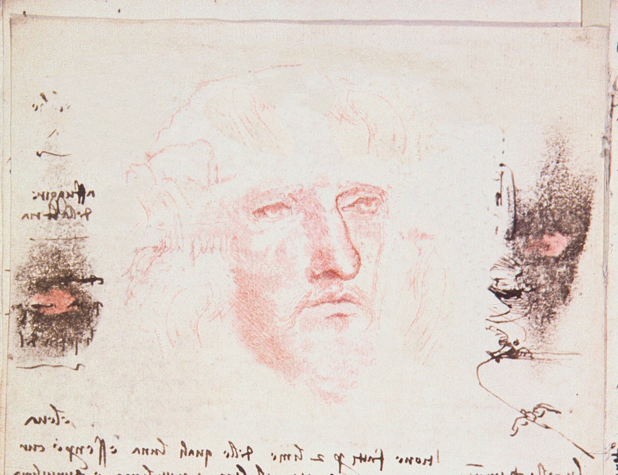 Aantekeningen over de Richtingsveranderingen in de Vlucht, manuscriptpagina uit Codici Rari III 35.2, fol. 10v uit Verhandeling over de Vlucht van Vogels, 1505 door Leonardo da Vinci