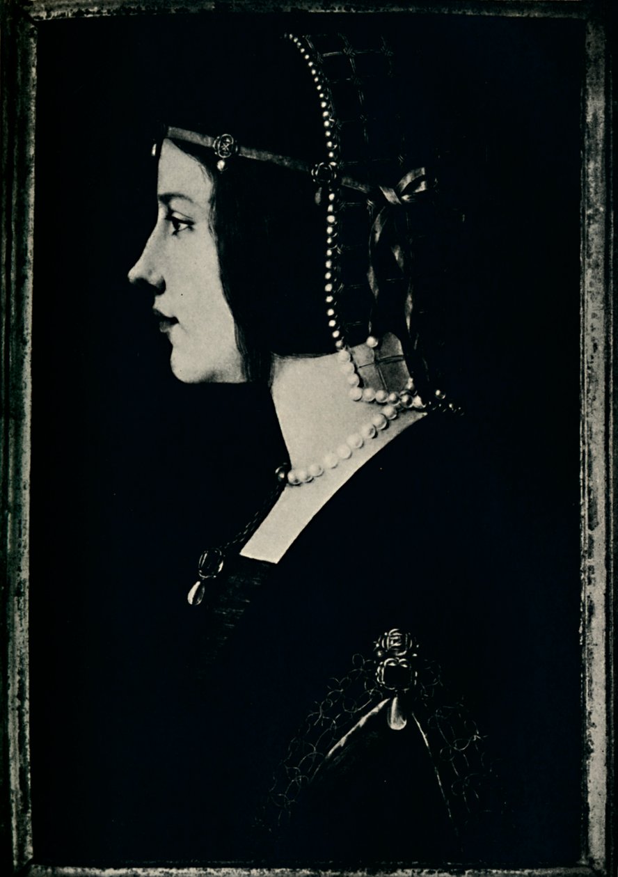 Portret van een jonge prinses, 1928 door Leonardo da Vinci