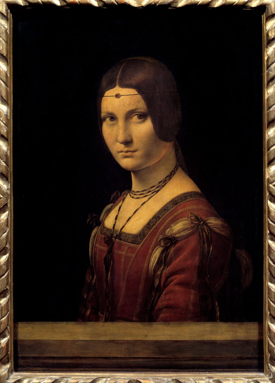 Portret van een dame van het hof van Milaan, ten onrechte 