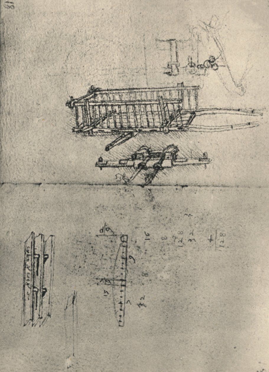Studies van een Kar, Etc. door Leonardo da Vinci
