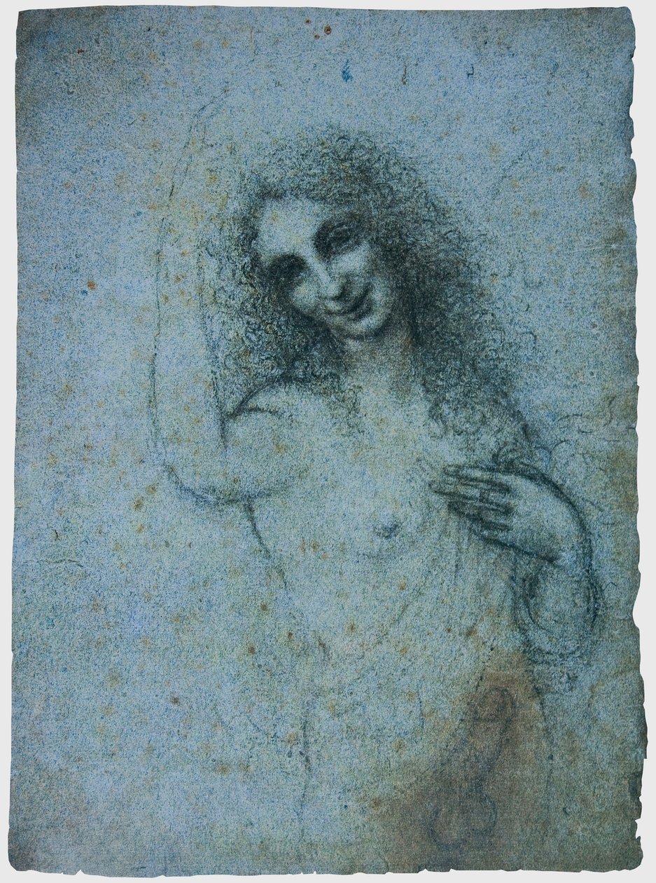 De engel in het vlees door Leonardo da Vinci