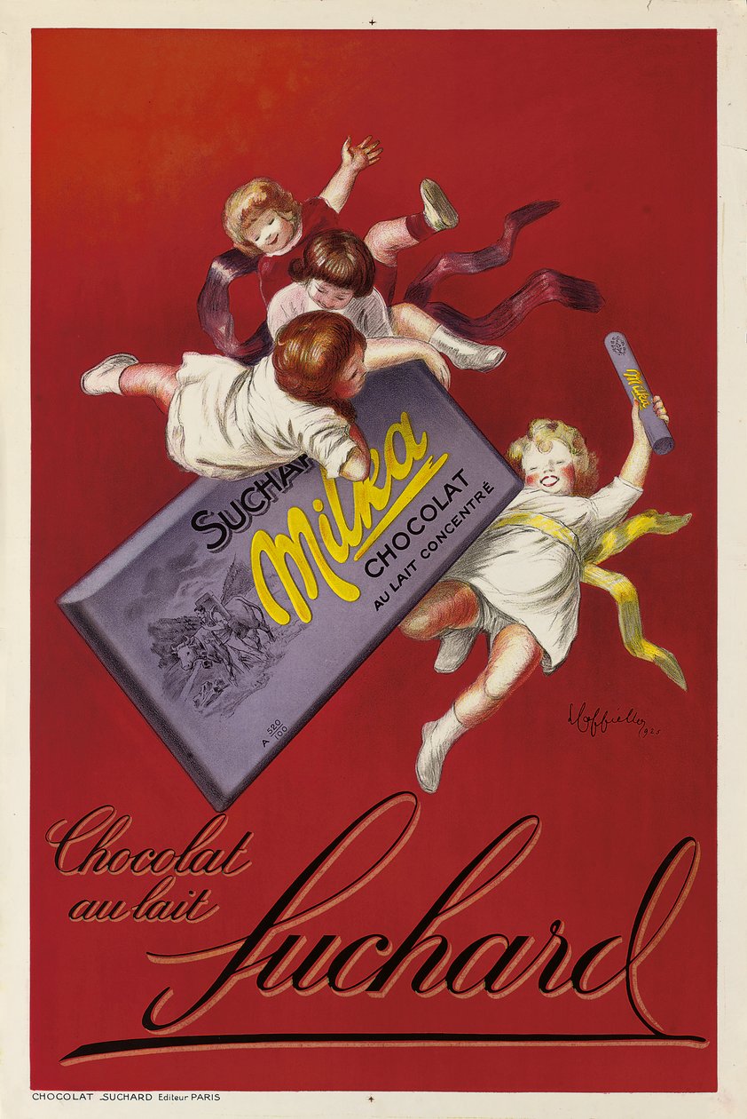 Reclameposter voor Milka-chocolade door Suchard, 1925 door Leonetto Cappiello