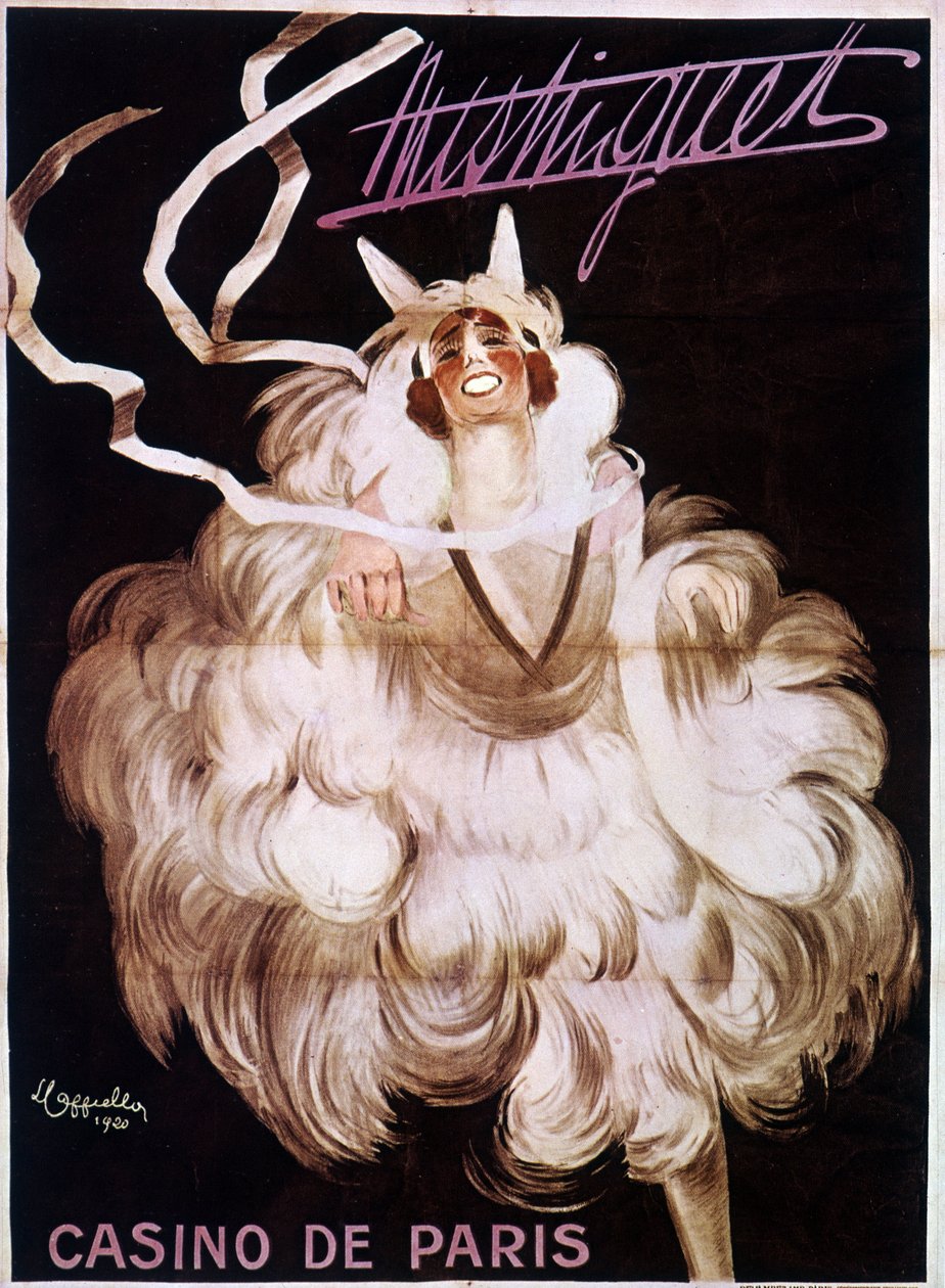 Mistinguett bij het Casino de Paris, poster door Leonetto Cappiello door Leonetto Cappiello
