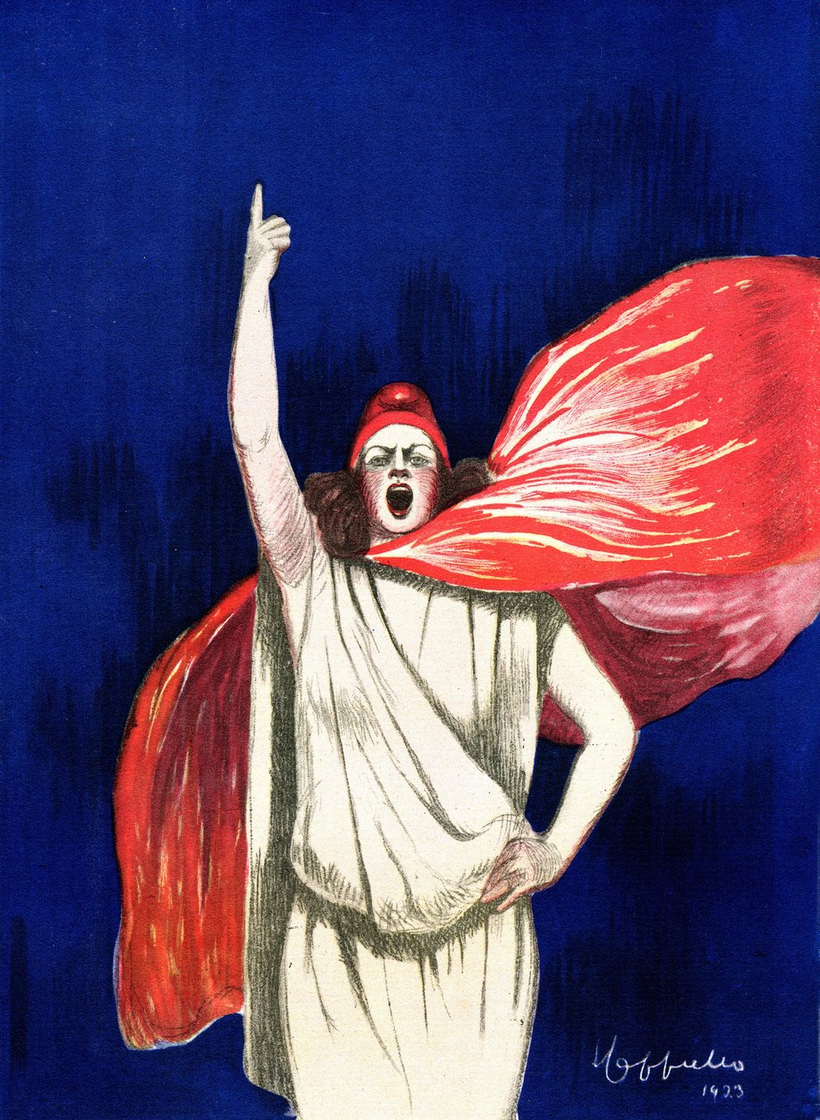 Affiche voor "The Daily" door Leonetto Cappiello (1875-1942) in 1923 Privécollectie door Leonetto Cappiello