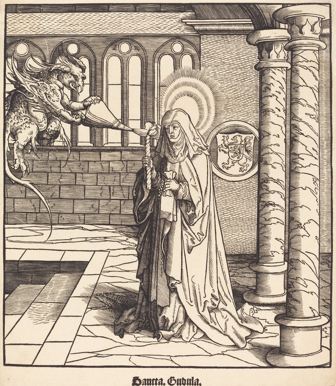 Sint Gudula door Leonhard Beck