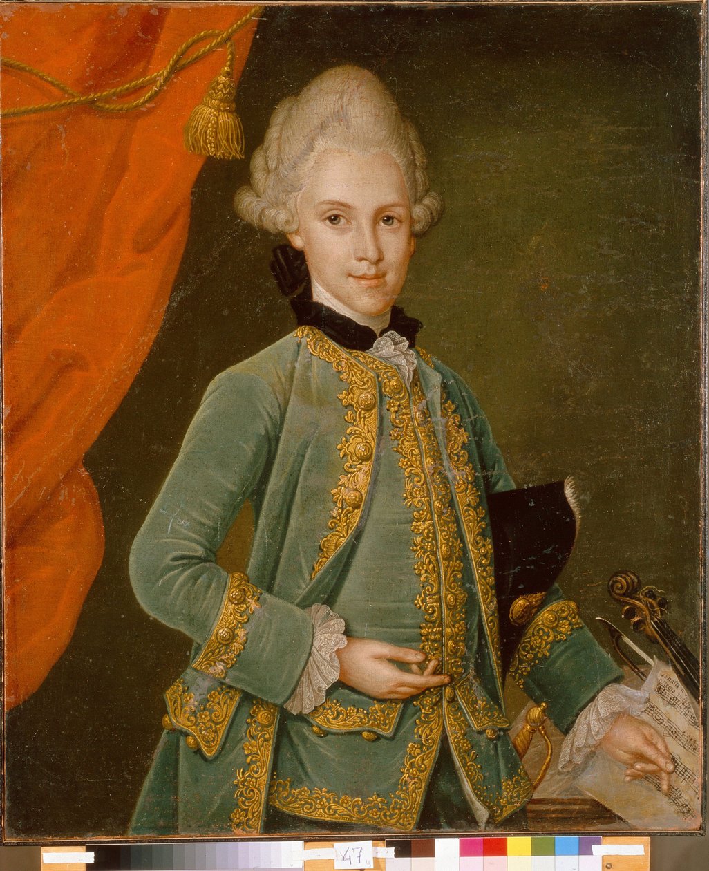 Portret van graaf Karl Gustav von Simolin (1715-1777) door Leonhard Schorer