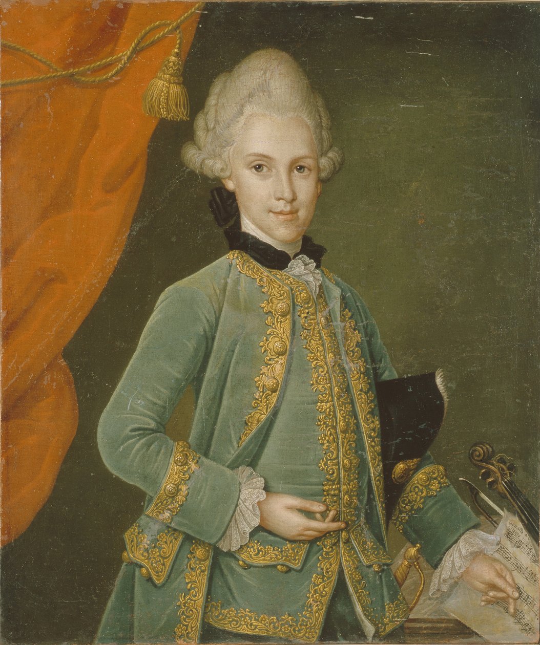 Portret van Graaf Karl Gustav von Simolin 1715-1777 door Leonhard Schorer