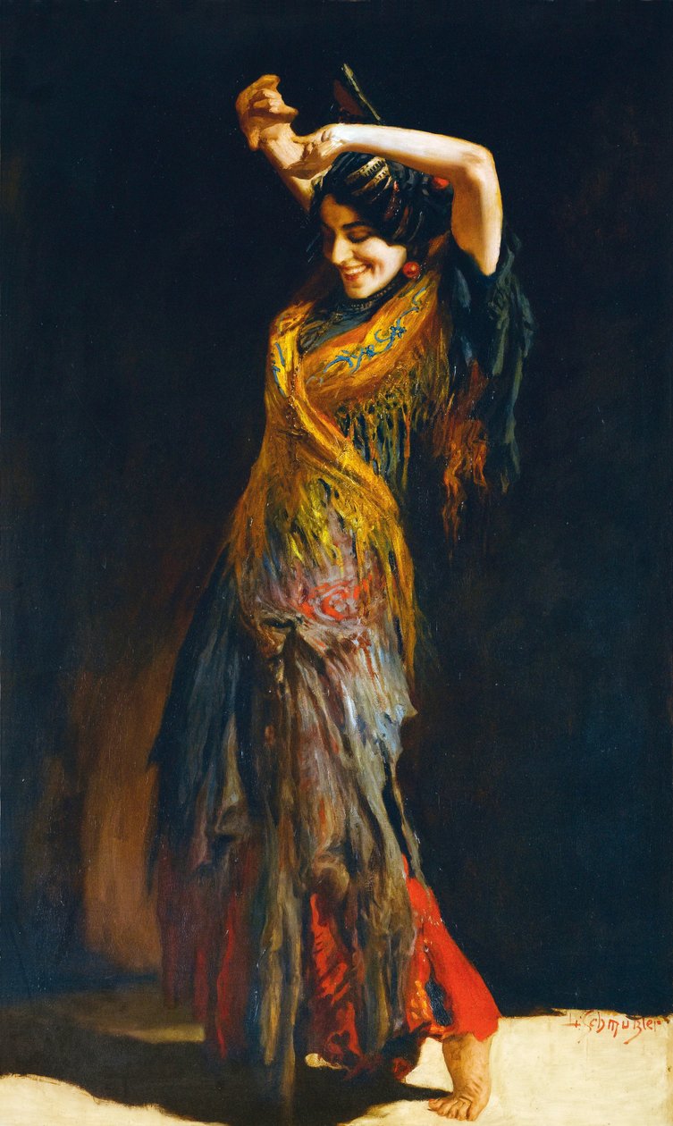 De Flamenco Danseres door Leopold Schmutzler