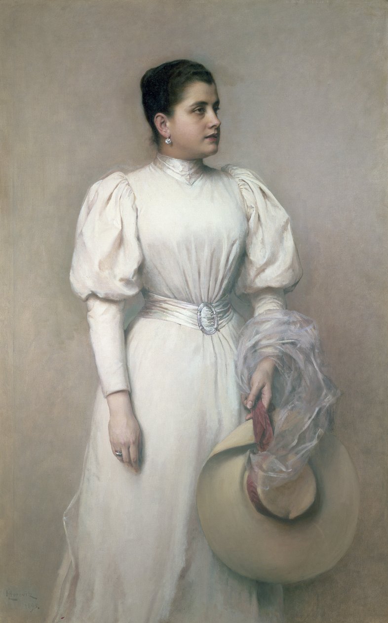 Marie Renard, operazangeres bij de Hofopera en vrouw van Kinsky, 1893 door Leopold Horovitz