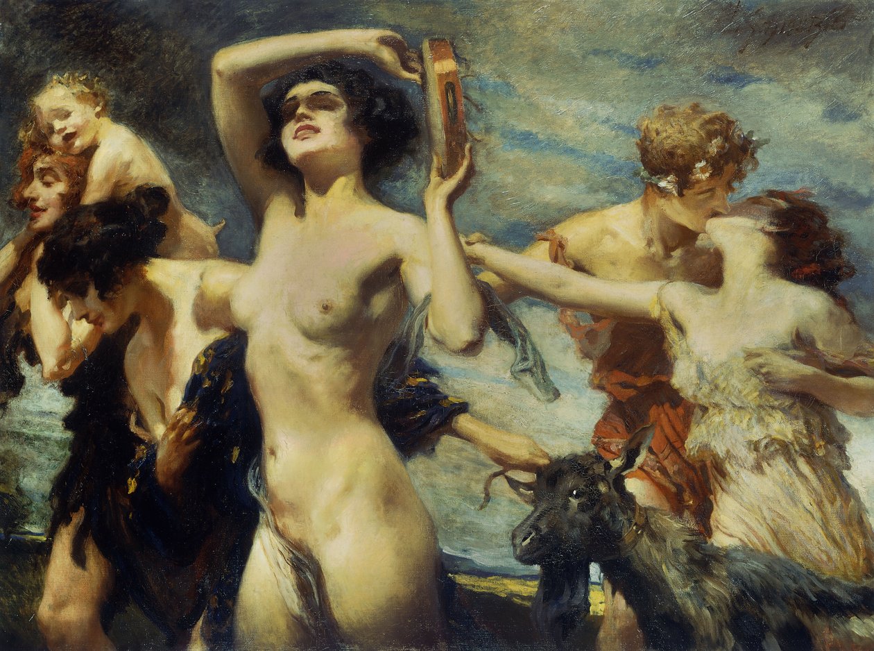 Bacchanalia door Leopold Schmutzler