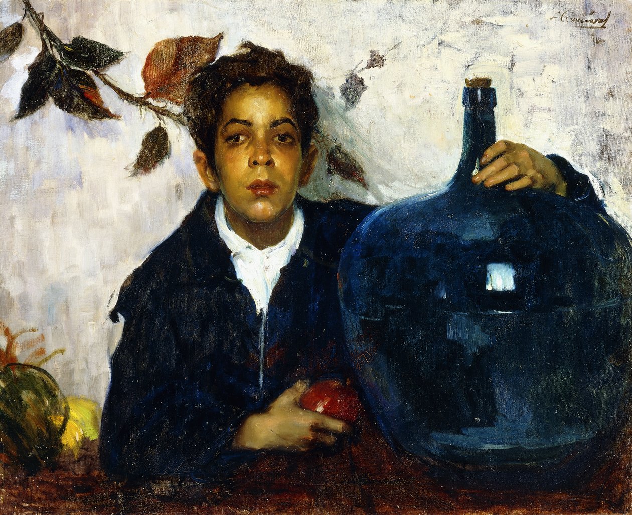 Jongen met een Grote Fles door Leopoldo Romañach
