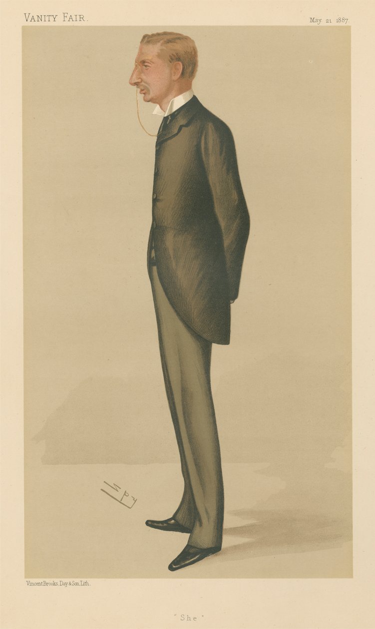 Zij, Henry Rider Haggard (Vanity Fair serie) door Leslie Matthew Spy Ward