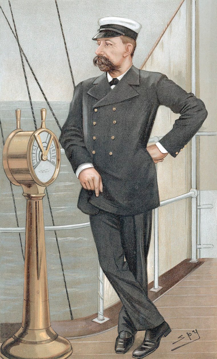 Albert I, Prins van Monaco 1848-1922, amateur oceanograaf door Leslie Matthew Ward