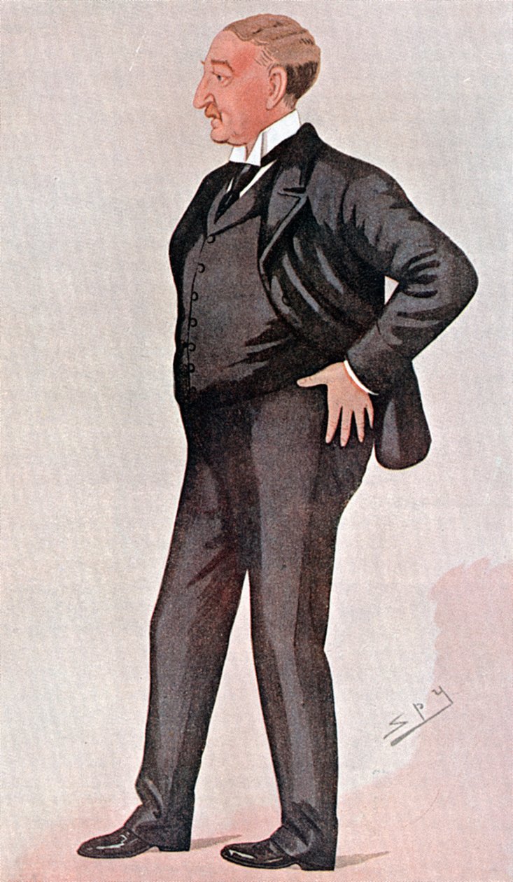 Cecil Rhodes, in Groot-Brittannië geboren Zuid-Afrikaan, financier, staatsman en imperiumbouwer, 1891 door Leslie Matthew Ward