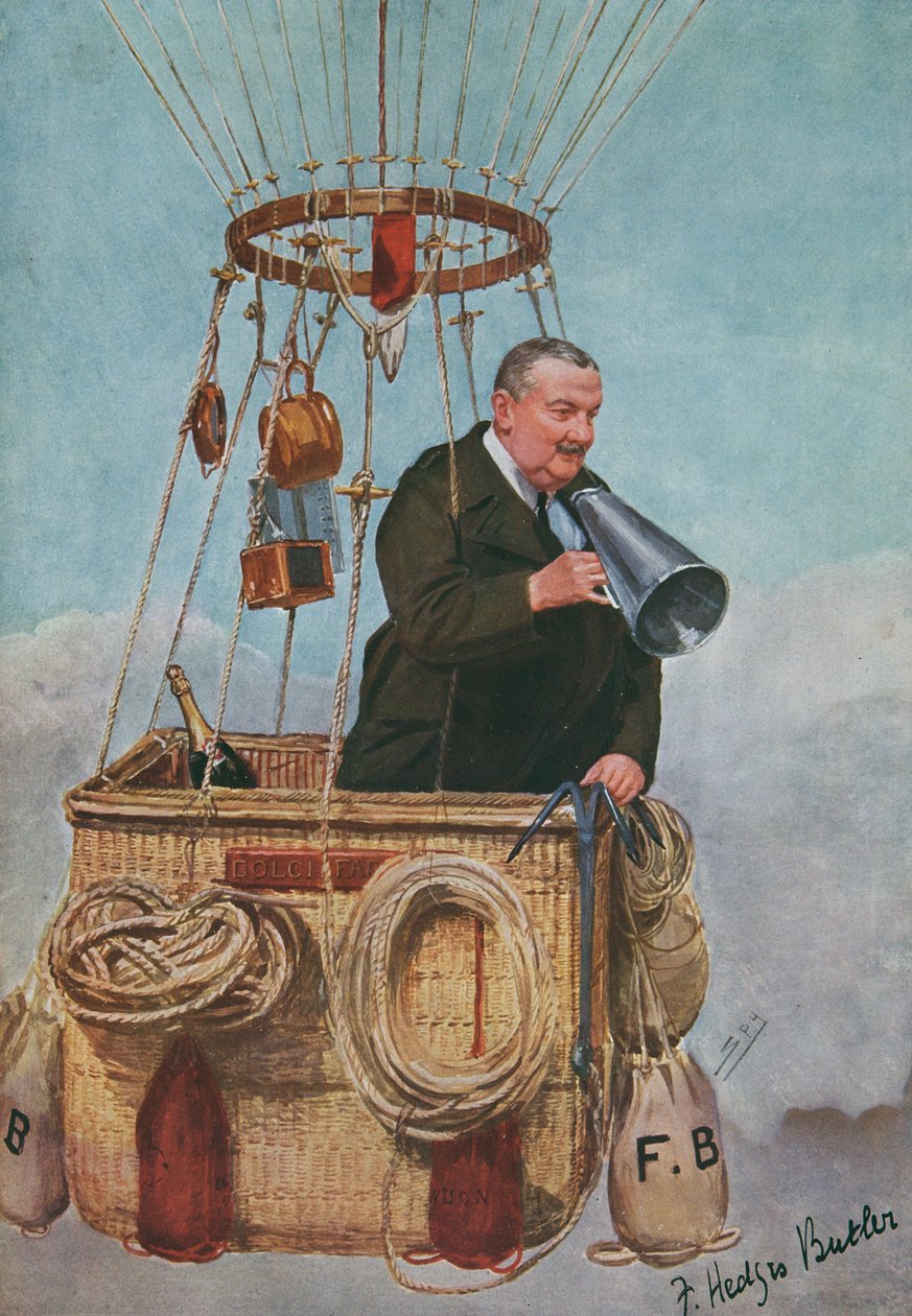 Frank Hedges Butler, illustratie uit Vanity Fair, 11 december 1907 door Leslie Matthew Ward