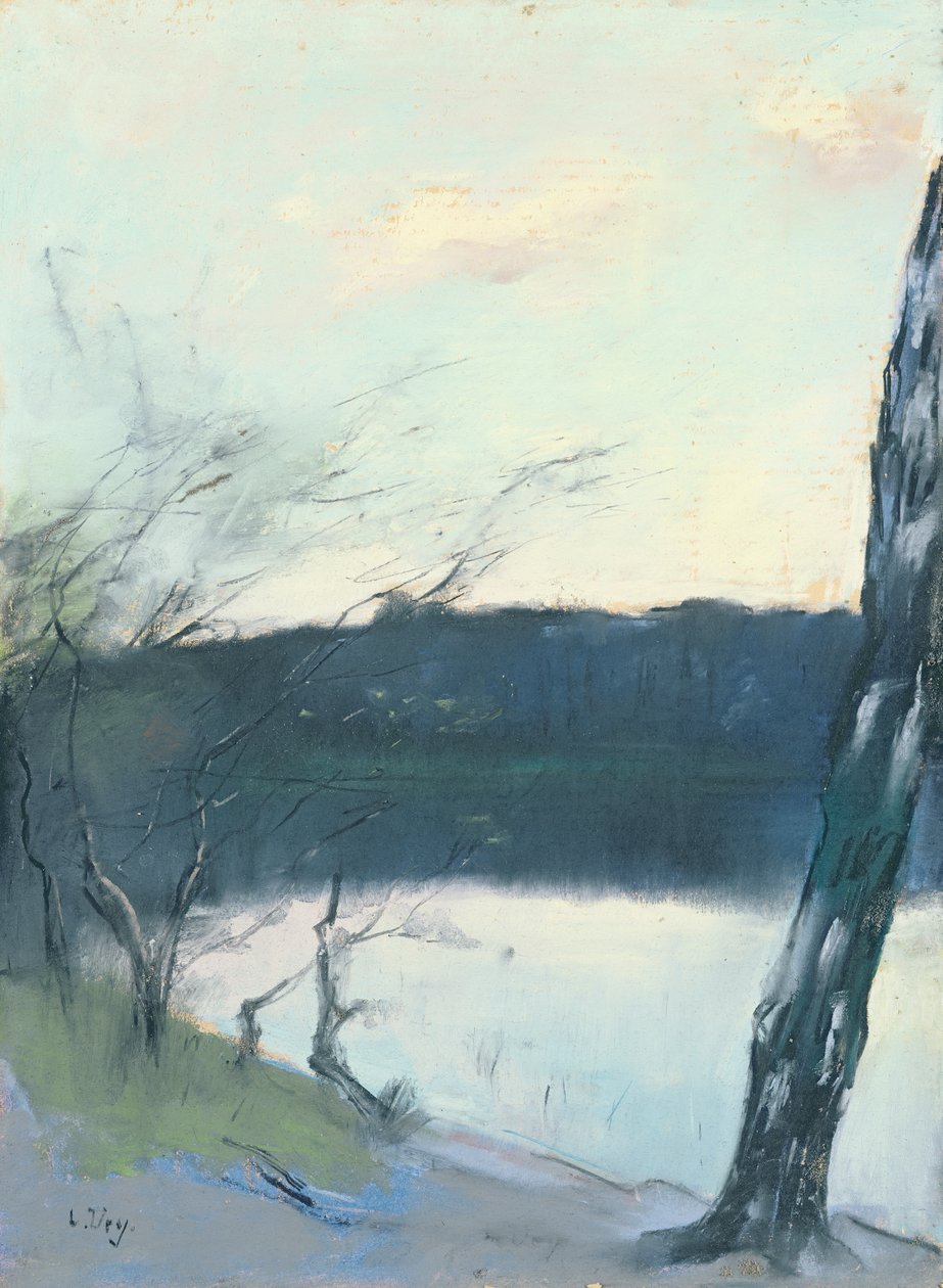 Landschap door Lesser Ury