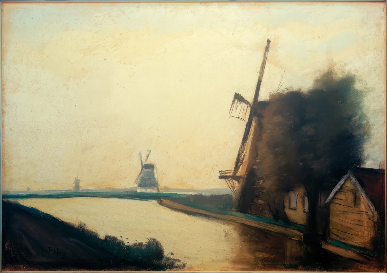 Windmolen door Lesser Ury