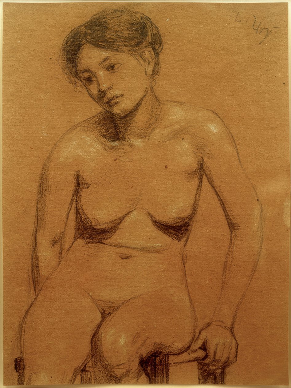 Meisjesnaakt door Lesser Ury