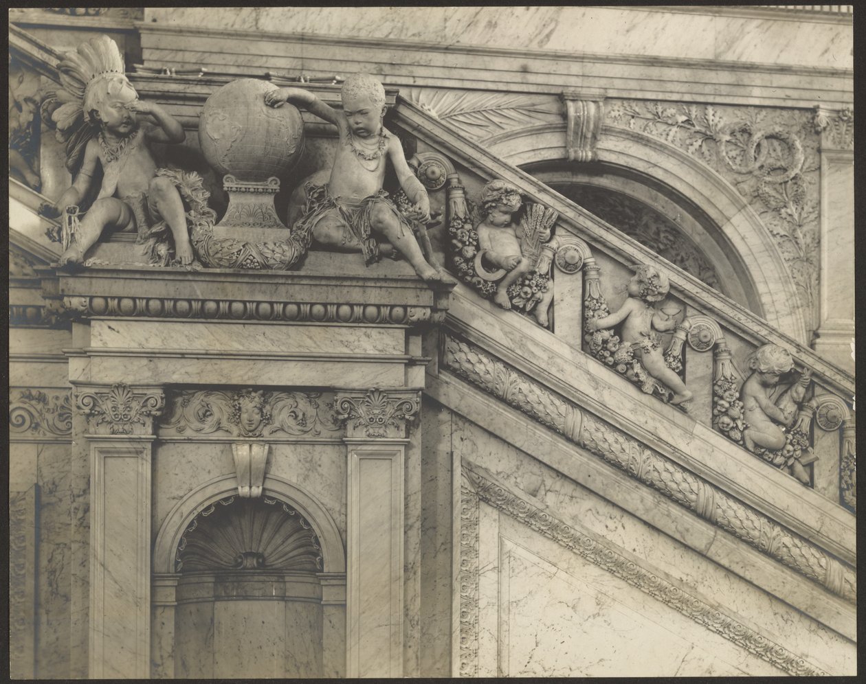 [Detail architectuur, Library of Congress]. door Levin C. Hardy
