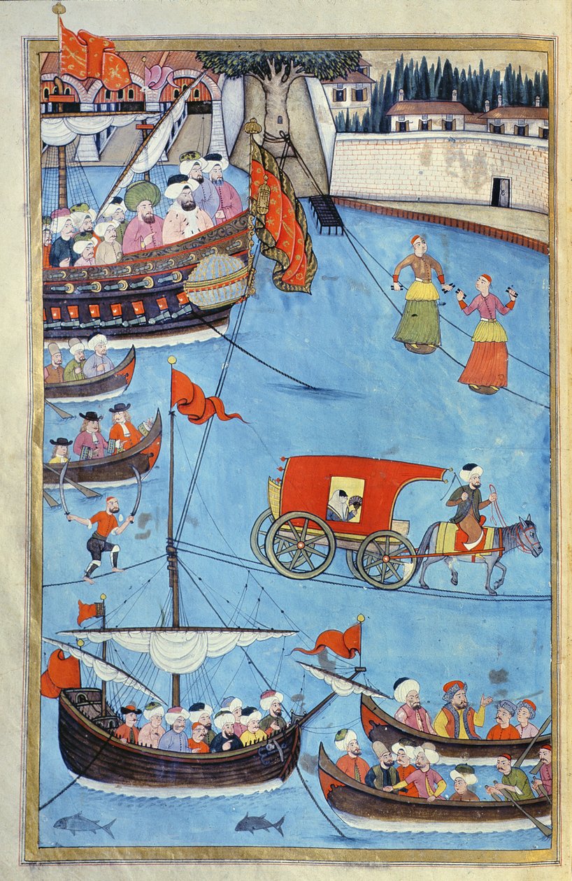 TSM A.3593 Nautisch festival voor Sultan Ahmed III (1673-1736) uit 
