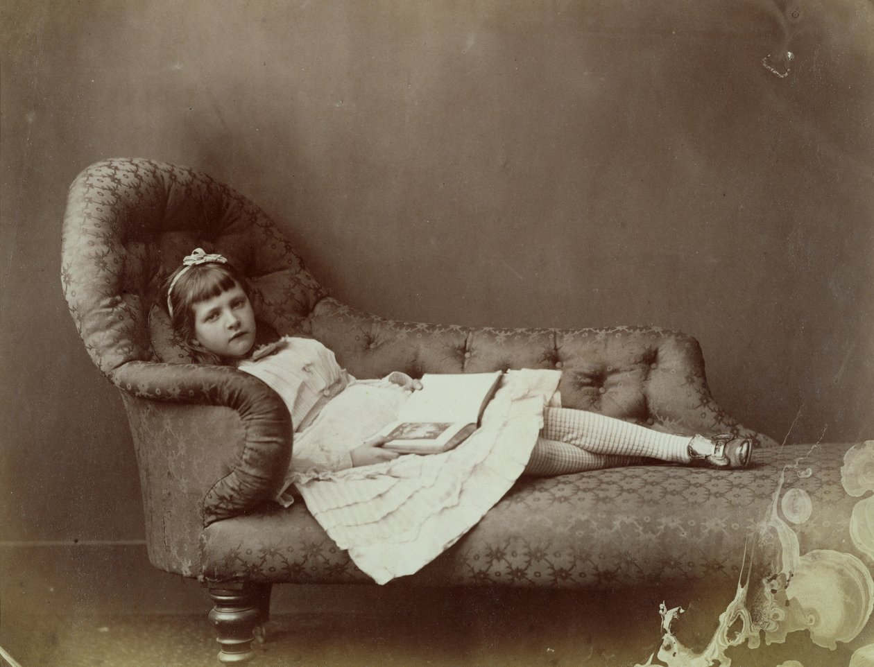 Portret van Xie Kitchin door Lewis Carroll