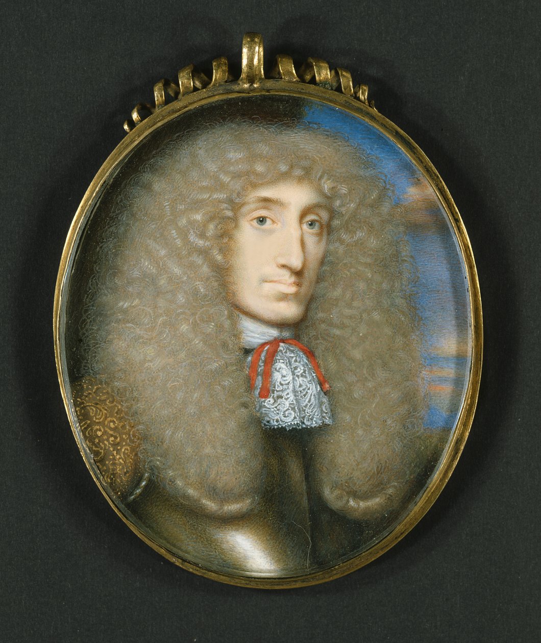 Miniatuur van Robert Kerr, 4e graaf van Lothian, 1667 door Lewis Cross