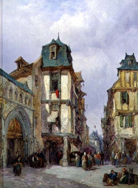 Stadsdames Winkelen door Lewis John Wood