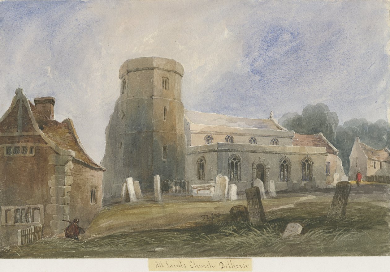 Dilhorne Kerk door Lewis John Wood