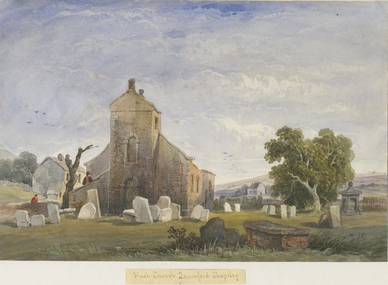 Flash Kapel: aquarel, nd [ca. 1830-1840] door Lewis John Wood