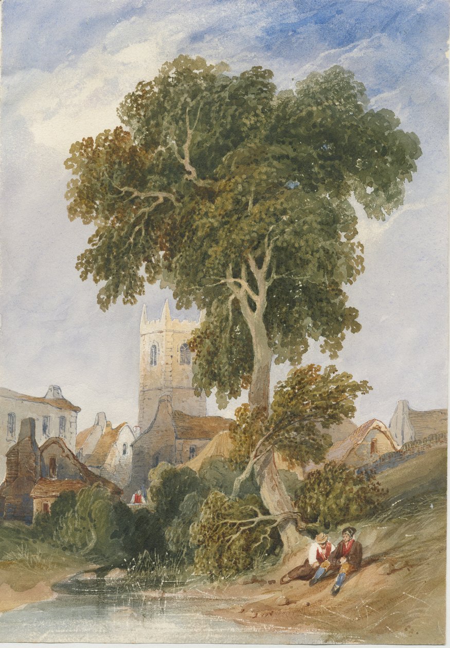 Longnor Dorp door Lewis John Wood