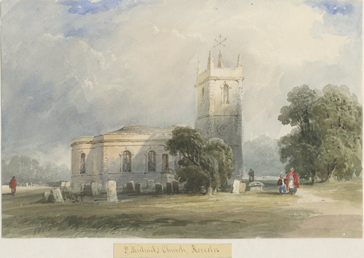 Rocester Kerk door Lewis John Wood