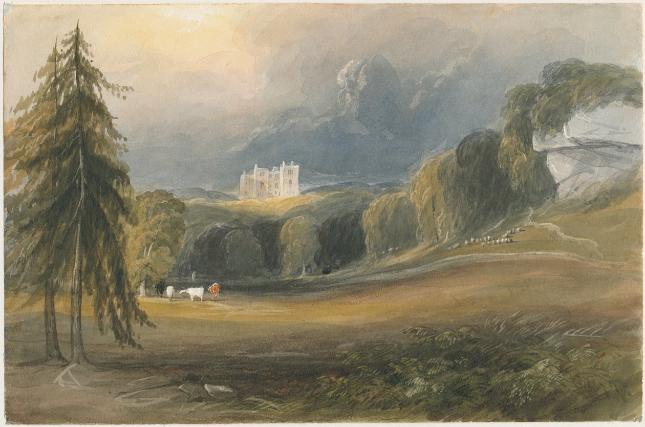 Wootton Lodge, ca. 1830-1840 door Lewis John Wood