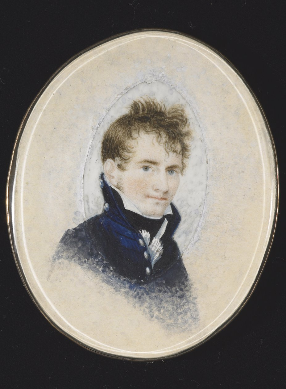 Portret van Paul Peckham, ca. 1810-20 door Lewis Peckham