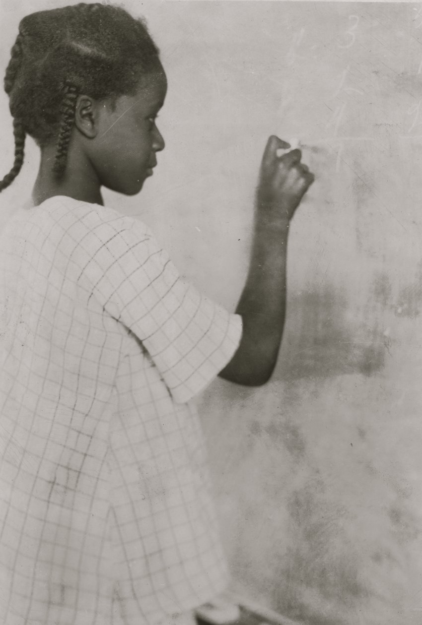 Een leerling in Pleasant Green School - Pocahontas County, West Virginia 1921 door Lewis Wickes Hine