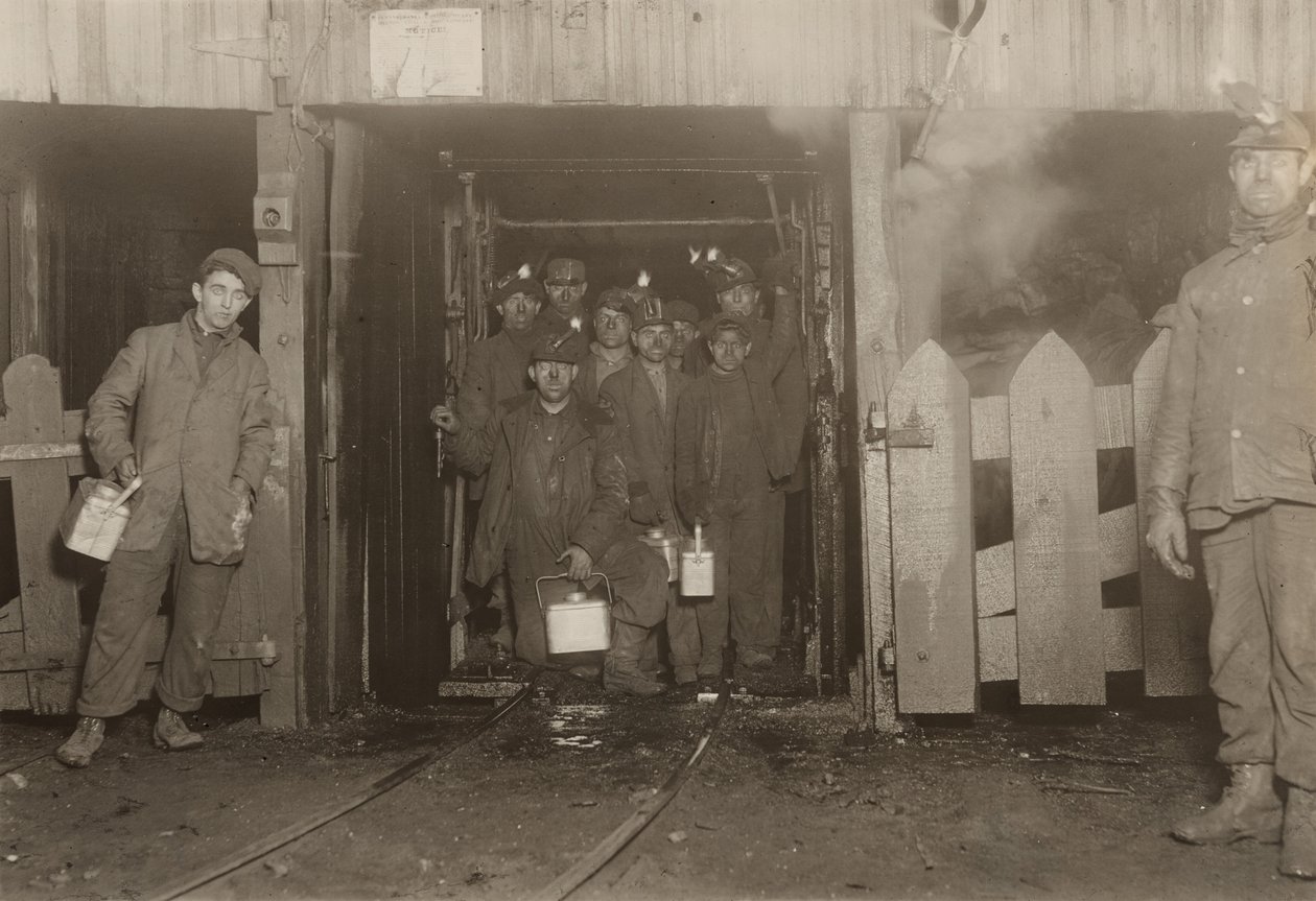 Aan het einde van de dag, Pennsylvania door Lewis Wickes Hine