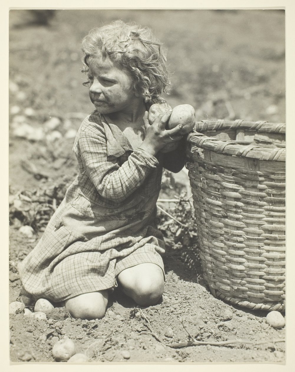 Kinderarbeid op de boerderij door Lewis Wickes Hine