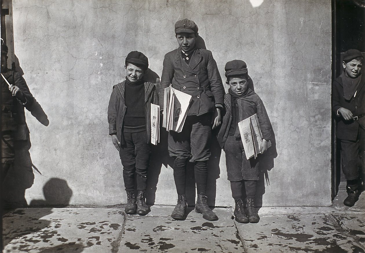 John Pento, Hartford, Connecticut, maart 1909 door Lewis Wickes Hine