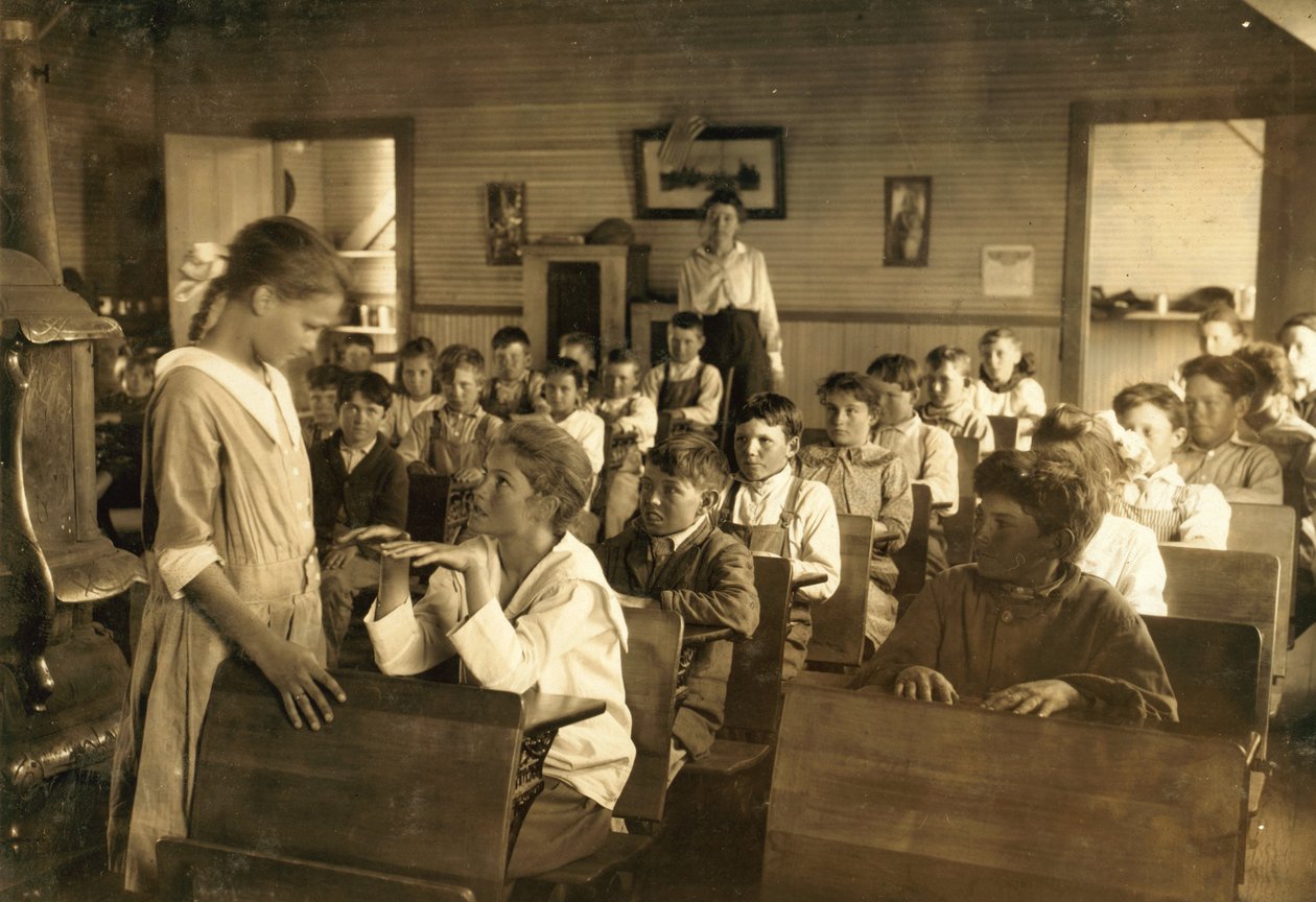 Onbekend schilderij door Lewis Wickes Hine