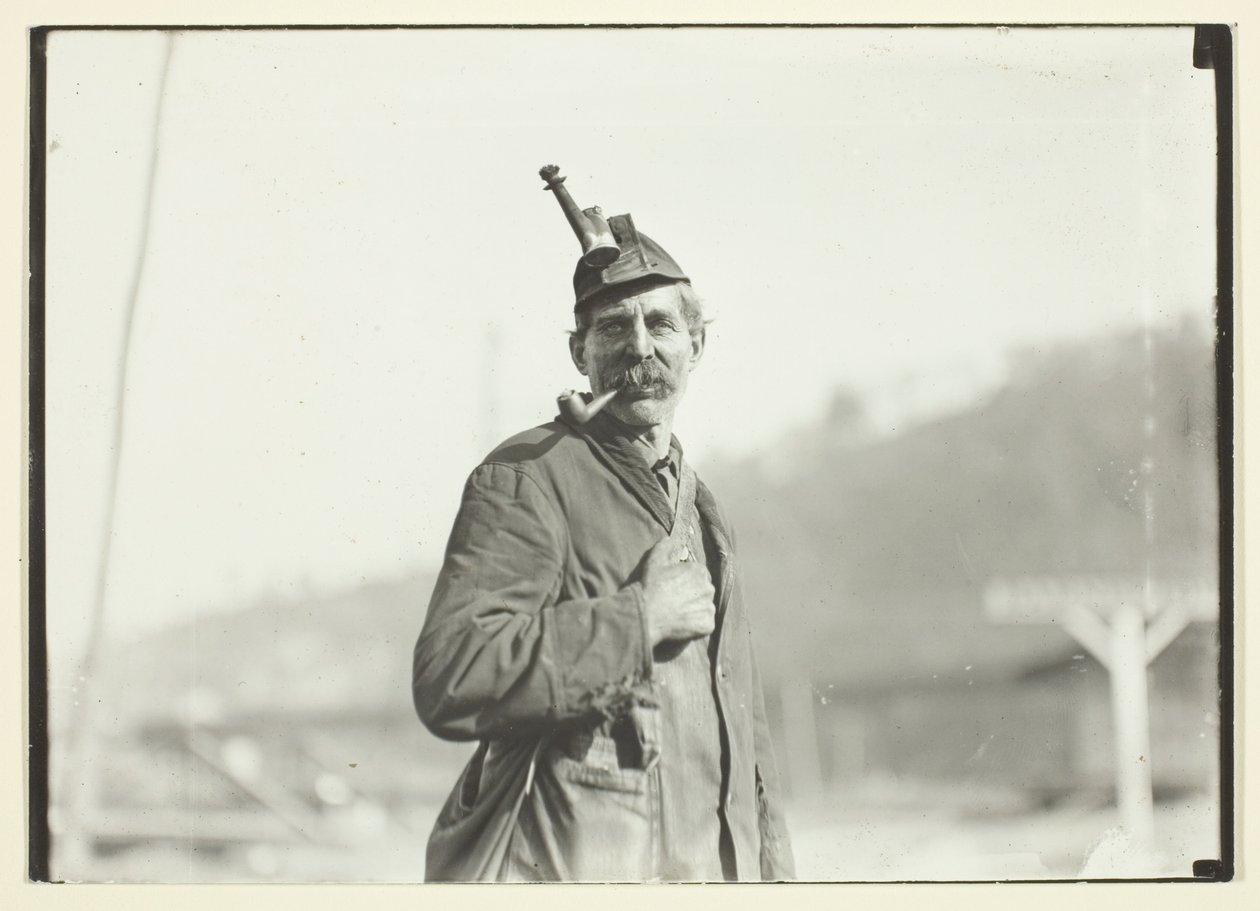 Mijnwerker Welsh, mijn in West Virginia door Lewis Wickes Hine
